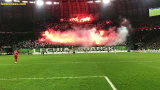 LECHIA GDAŃSK  Legia 18102024 doping i oprawy [upl. by Ennad938]