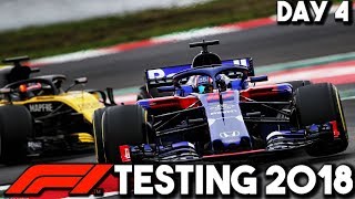 F1 2018 Testing Day 4 F1 2018 News [upl. by Lerat]