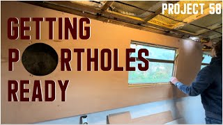 508 CUTTING porthole windows [upl. by Caroline]