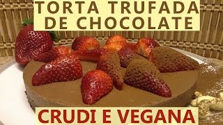 TORTA DE CHOCOLATE Sem Fogão Sem LACTOSE FIT E VEGANA [upl. by Richie194]