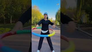 70 diet and 30 exerciseTurn the hula hoop and get rid of your big belly and fat waist easily [upl. by Ddarb]