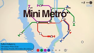 Mini Metro Gameplay  First 30 Minutes [upl. by Yeliab]