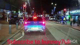 night driving from Luton town to Lewsey farm in the UK [upl. by Novyar230]