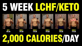 LCHF  KETO  5 WEEK RESULTS [upl. by Zebe]