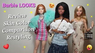 Barbie LOOKS Wave 4 Models 20 21 23  Unboxing  Review  Styling [upl. by Aneleasor]