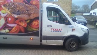 Tesco Delivery service van at 445pm 44 WUH [upl. by Yrrej455]