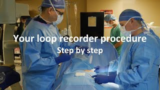 Getting an insertable cardiac monitor loop recorder Watch an implant procedure [upl. by Dowzall]