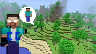 I Spawn Herobrine in my world minecraft viral herobrine [upl. by Ilyssa]