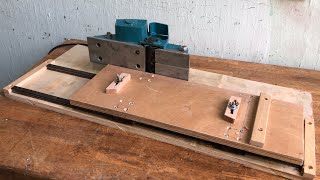 How I Made My Mini Planer  Reusing an Old Planer with a Broken Handle and Slide [upl. by Ruel]