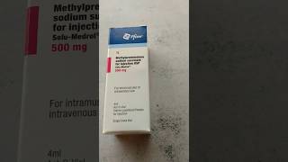 Solumedrol 500 mg injection [upl. by Redyr469]