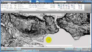 AutoCAD Map 3DImport a SHAPEfile and edit drawing boundaries [upl. by Annwahsal]