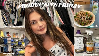 VLOG productive friday  decluttering my closet [upl. by Ydniahs]