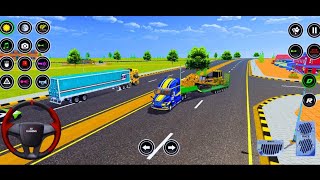 Heavy Cargo Truck Games 3d  Truck Driving Truck Wala Game Android Gameplay  Excavator Transport [upl. by Bullock]