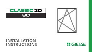 CLASSIC 3D 80 tiltandturn hinges for Euro Groove  Instructions  Giesse [upl. by Eiznikam]