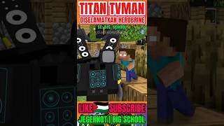 Titan tvman bangkit kembali skibiditoilet minecraft shorts [upl. by Dougie]