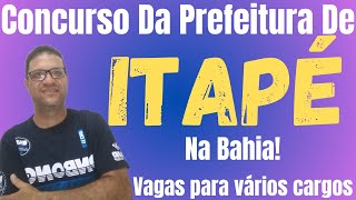 Concurso da prefeitura de ItapéBA [upl. by Im650]