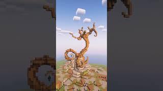 Creating My Biggest Custom Tree Yet in Minecraft minecraftbuilding minecraft minecrafttutorial [upl. by Ollecram417]