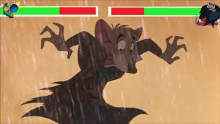 Basil vs Ratigan with healthbars [upl. by Frentz]