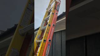 Werner GlideSafe Extension Ladder shorts WernerLadderCo ladder glidesafe [upl. by Gasser]