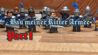 Bau meiner Ritter Armee Part 1  Lego Castle Armee  ImpBricks [upl. by Chelton653]