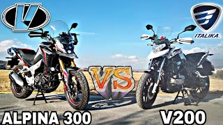 Italika V200 vs Vento Alpina 300¿Valen la pena [upl. by Truc]