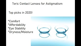 Toric Contacts Review Value amp Comfort [upl. by Yelyah492]