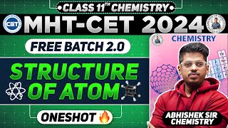 4 Structure of Atom Class 11th One Shot  Concept  PYQs  Short Tricks  CET2024 mhtcet2024 [upl. by Seppala]