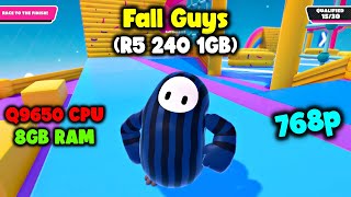 Fall Guys R5 240 1GB  Core 2 Quad Q9650 CPU  8Gb Ram  Benchmark [upl. by Anailuj]