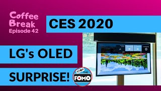 LG OLED TV quotSurprisequot at CES 2020 CB42 [upl. by Yelsna]