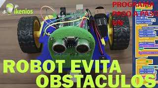 🤖🤖🤖20 ROBOT EVITA OBSTACULOS paso a paso [upl. by Atnovart]