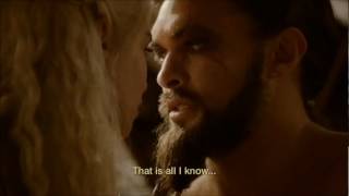 game of thrones season 2 episode10  khal drogo and Daenerys reunited [upl. by Roosevelt]