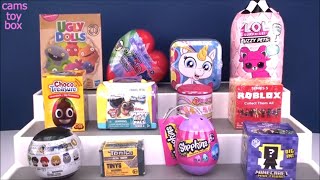 Surprise TOYS Opening Mash Up LOL Fuzzy PETS Shopkins Ugly DOLLS Roblox Puppy DOG PALS [upl. by Shult]