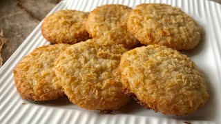 Coconut cookies recipe without oven [upl. by Maziar]