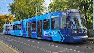 Sheffield SuperTram 116 From Meadowhall To Middlewood [upl. by Guimar]