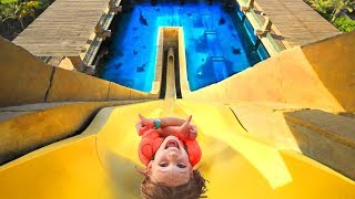 Amelia and Avelina water park fun and a crazy family adventure  Compilation Tuesday [upl. by Buchalter82]