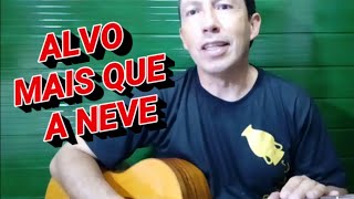 Violão Mais Fácil  Alvo mais que a neve  39 Harpa Cristã  Letra e Cifra [upl. by Attenov92]