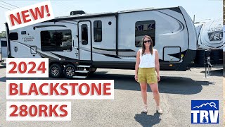 New 2024 Blackstone 280RKS With Lighter Interior 4 Seasons Off Grid Luxury Travel Trailer [upl. by Rufe]