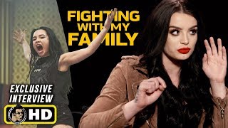 SarayaJade Bevis AKA Paige Interview for Fighting With My Family [upl. by Pretrice]