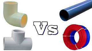 Difference between PVC cPVC uPVC and PEX [upl. by Aekan]