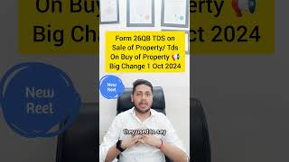 Form 26QB TDS Online  How to File Form 26QB TDS Return Online  26QB Online Payment Process [upl. by Assirrak48]