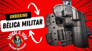 UNBOXING BÉLICA MILITAR COLDRE BÉLICA PARA REVÓLVER [upl. by Selim]