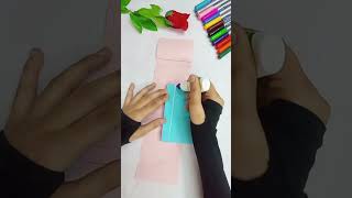 How to make a easy paper wallet😲😍shortspapercraft wallet paperwallet craft [upl. by Coonan139]