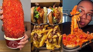 titkok mukbang compilation 38  chilli cheese fries cheeto burrito and more [upl. by Novert362]