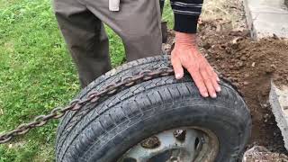 How to remove concrete fence post the easy way [upl. by Aihpledalihp]