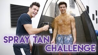 Spray Tan Challenge [upl. by Bilski]