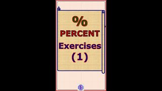 Percent Exercise 1 [upl. by Ardnat703]