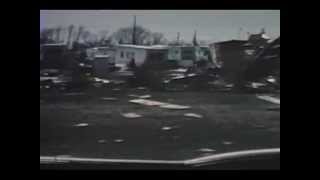 Vintage video of the 1965 Fridley MN Tornado Damage [upl. by Otxis634]