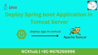 How to deploy Spring Boot Application in External Tomcat Server [upl. by Rosecan15]