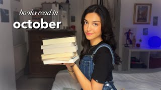 all the books I read in october 📚✨ reading wrapup [upl. by Hcurab169]