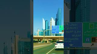 Dubai Beautiful City Sheikh Zayed Road Burj Khalifa burjkhalifahdubai travel sheikhzayedroad [upl. by Schnorr27]